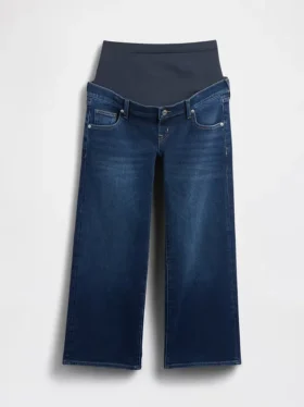Zwangerschapskleding-Jeans met breed been en volledig paneel