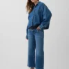 Zwangerschapskleding-Jeans met breed been en volledig paneel