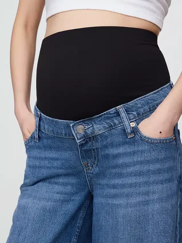 Zwangerschapskleding-Jeans met ultrazacht, volledig inzetstuk