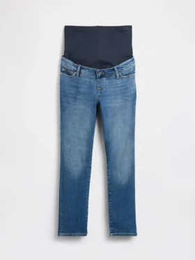Zwangerschapskleding-Jeans met volledig paneel en slanke pasvorm