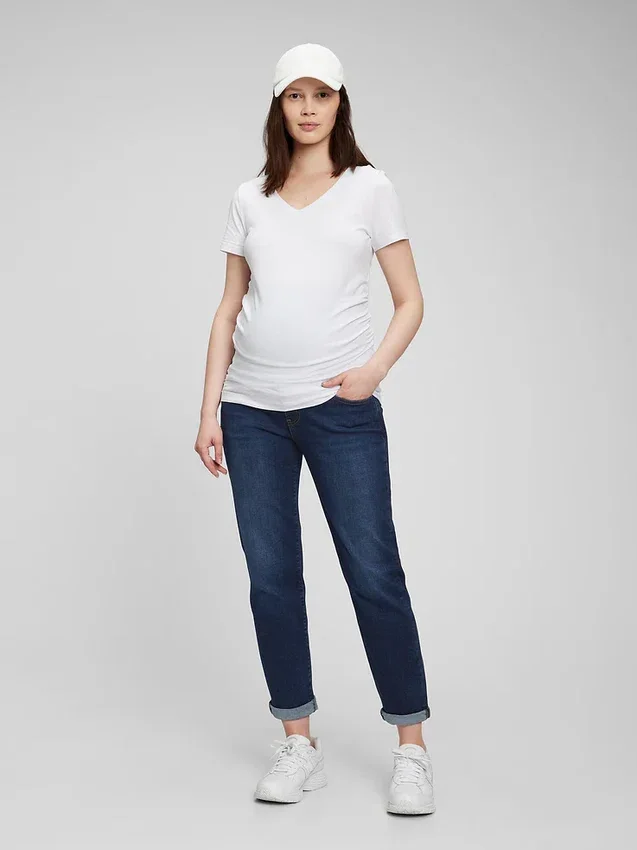 Zwangerschapskleding-Jeans met volledig paneel en slanke pasvorm