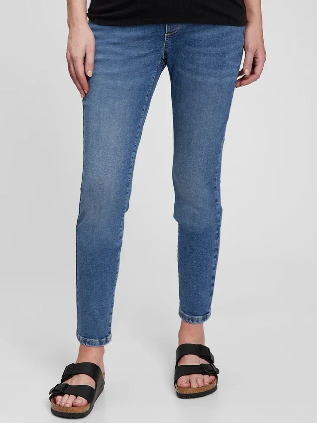 Zwangerschapskleding-Jeans met volledig paneel, True Skinny-pasvorm