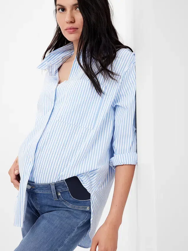 Zwangerschapskleding met inzetstuk, Cheeky Straight-model