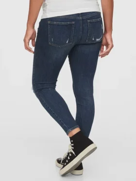 Zwangerschapskleding met inzetstukken, skinny, enkellengte