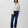Zwangerschapskleding met volledig paneel, '90s slim straight crop