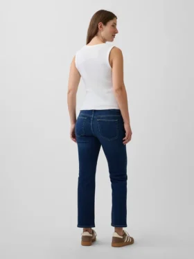 Zwangerschapskleding met volledig paneel, ’90s slim straight crop