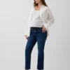 Zwangerschapskleding met volledig paneel, '90s slim straight crop