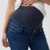 Zwangerschapskleding met volledig paneel, '90s slim straight crop