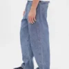 Zware chambray baggy Jeans