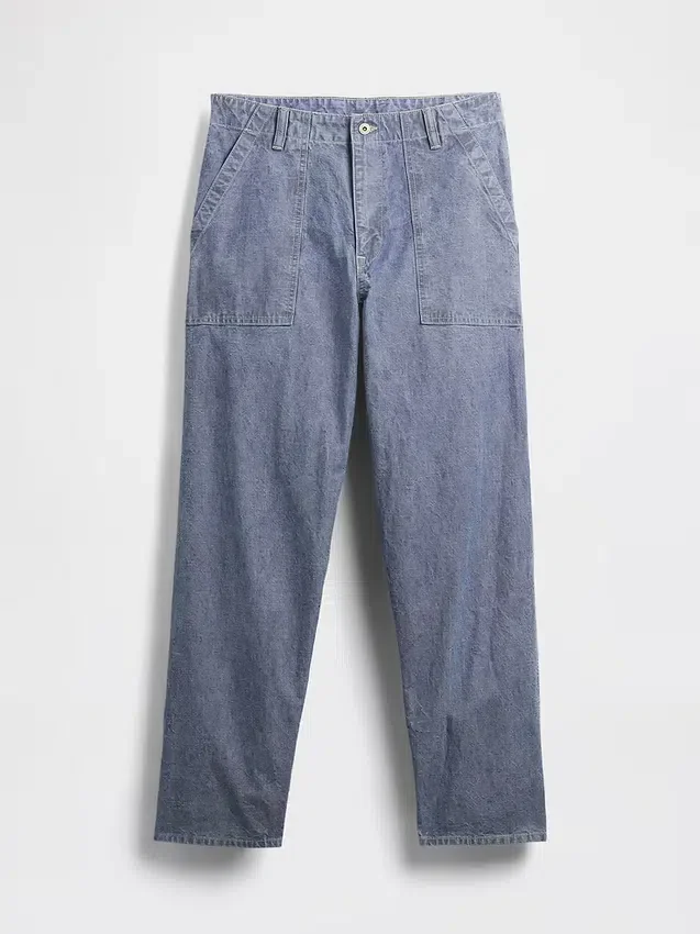 Zware chambray baggy Jeans