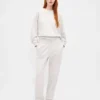 Zware French Terry slanke joggingbroek