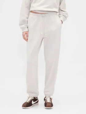 Zware French Terry slanke joggingbroek