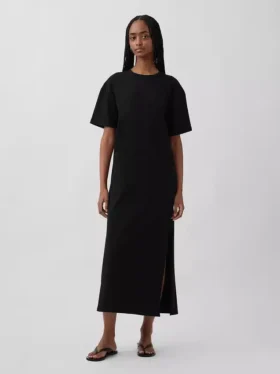 Zware, oversized maxi-T-shirtjurk