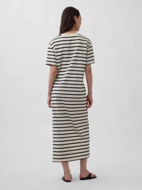 Zware, oversized maxi-T-shirtjurk