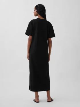 Zware, oversized maxi-T-shirtjurk