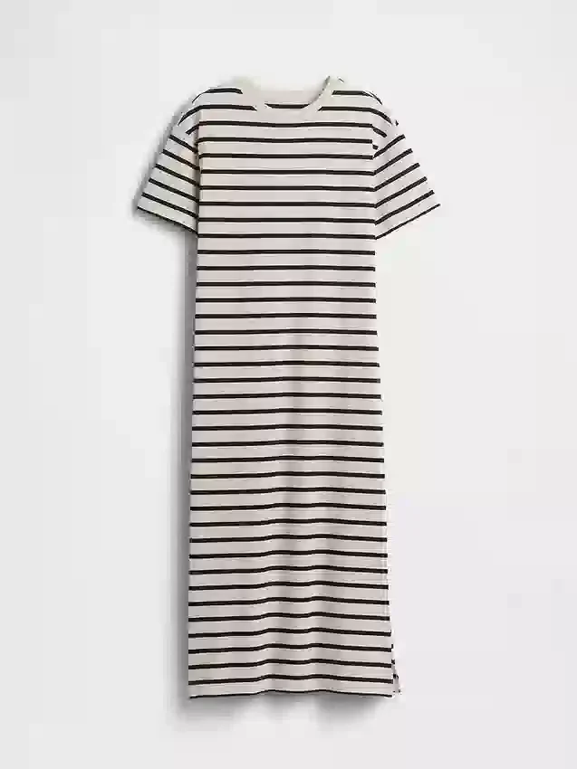 Zware, oversized maxi-T-shirtjurk