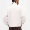 Zware oversized pullover met logo en kwartritssluiting