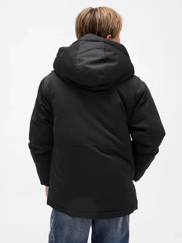 Zware parka voor kinderen