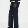 Zware, relaxte rechte Jeans