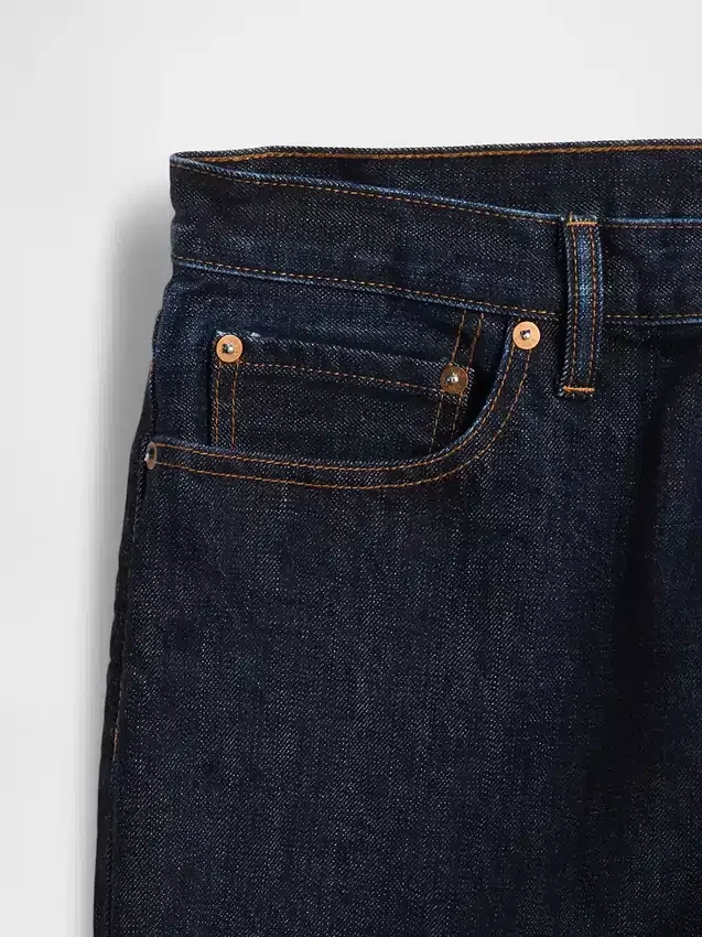 Zware, relaxte rechte Jeans