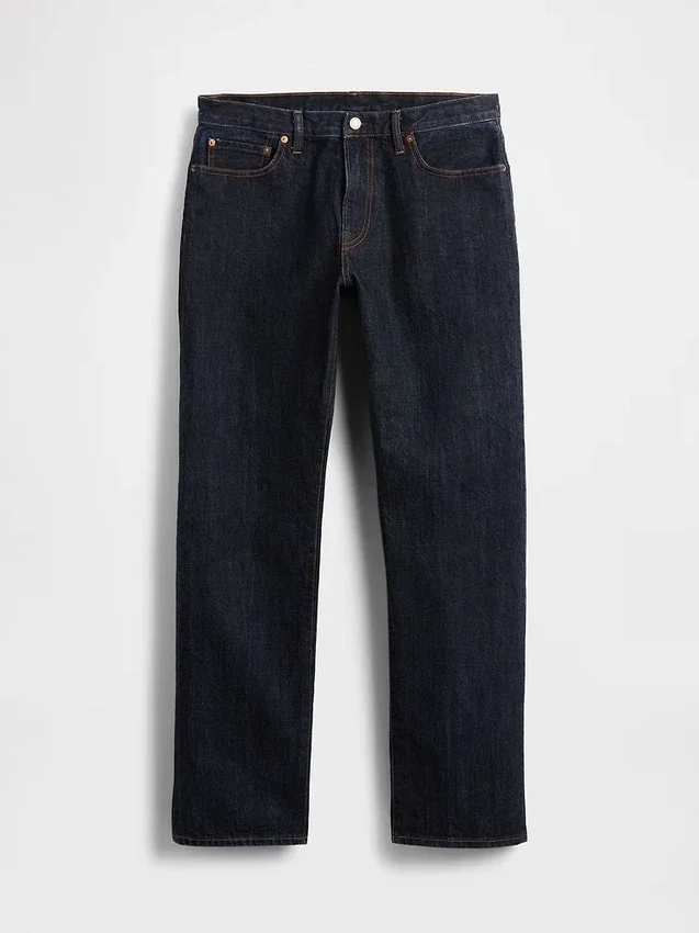 Zware, relaxte rechte Jeans
