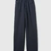 Zware, ruimvallende joggingbroek in Jeansstijl
