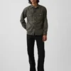 Zware twill '90s loszittende kaki broek