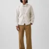 Zware twill '90s loszittende kaki broek