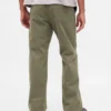 Zware twill '90s loszittende kaki broek