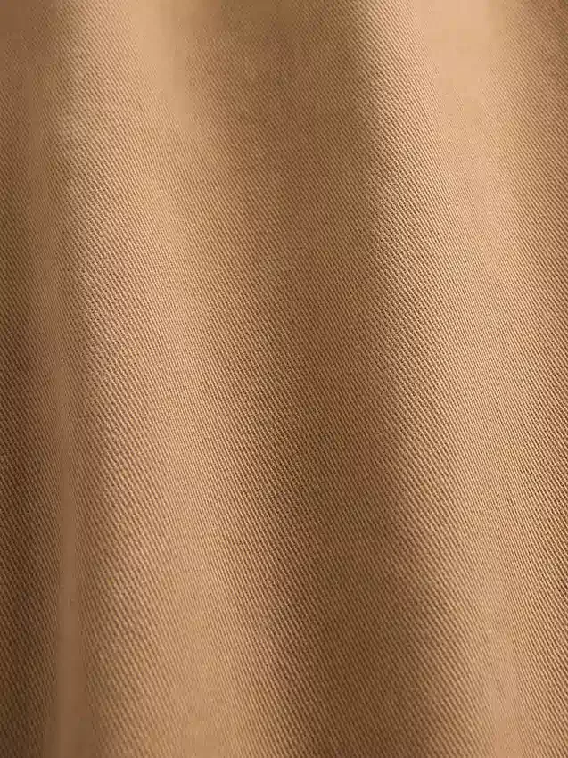 Zware twill '90s loszittende kaki broek