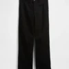 Zware twill '90s loszittende kaki broek