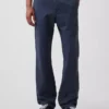 Zware twill, relaxte rechte kaki