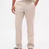 Zware twill, relaxte rechte kaki