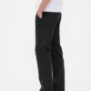 Zware twill, relaxte rechte kaki