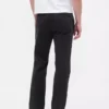 Zware twill, relaxte rechte kaki