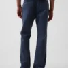 Zware twill, relaxte rechte kaki