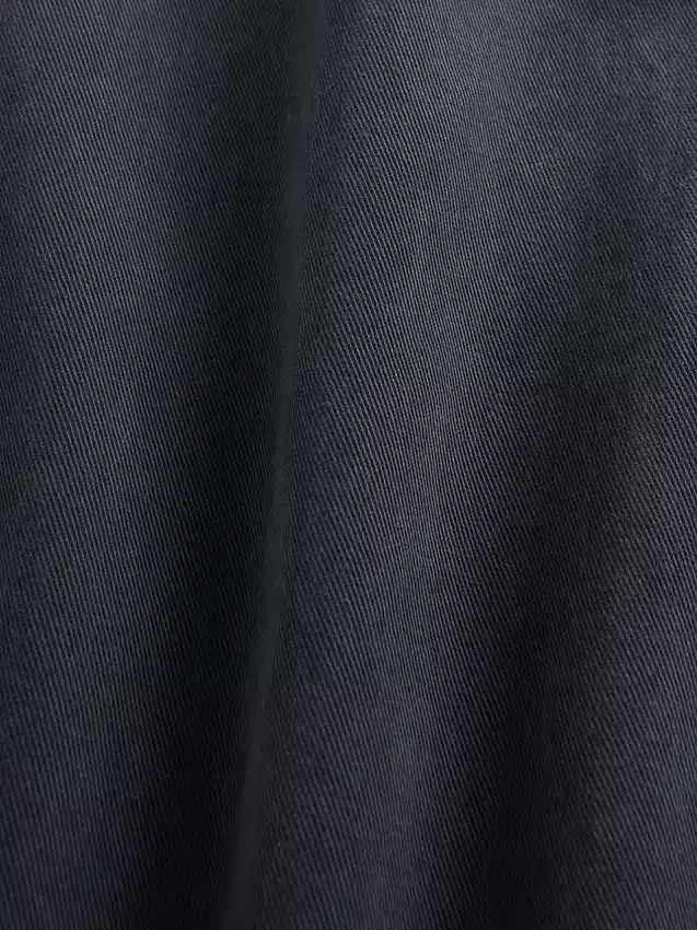 Zware twill, relaxte rechte kaki